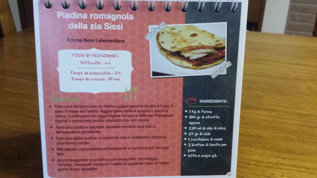 piadina romagnola farcita ricettario parigi